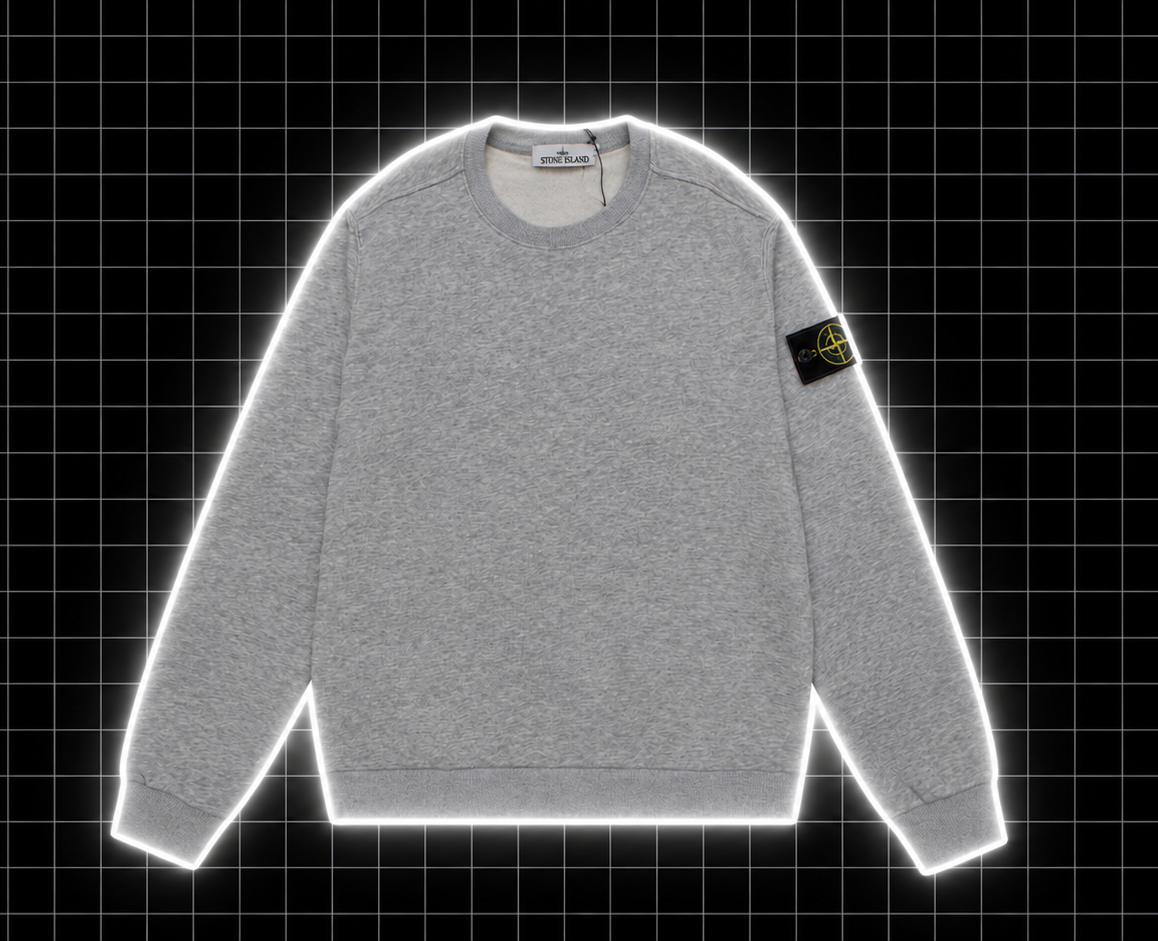 Stone Island Sveter Sivý