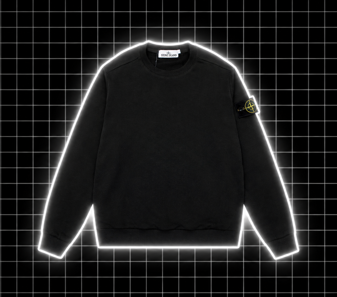 Stone Island sveter čierny
